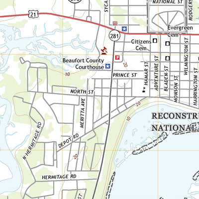 United States Geological Survey Beaufort, SC (2020, 24000-Scale) digital map