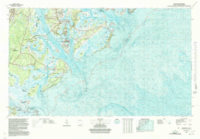 United States Geological Survey Beaufort, SC-GA (1978, 100000-Scale) digital map