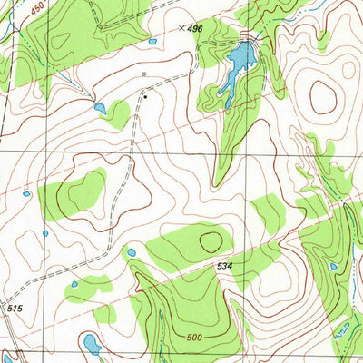 United States Geological Survey Beaukiss, TX (1982, 24000-Scale) digital map