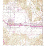 United States Geological Survey Beaumont, CA (1953, 24000-Scale) digital map
