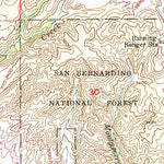 United States Geological Survey Beaumont, CA (1953, 24000-Scale) digital map