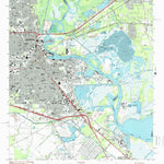 United States Geological Survey Beaumont East, TX (1994, 24000-Scale) digital map