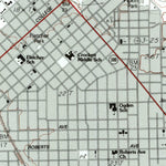 United States Geological Survey Beaumont East, TX (1994, 24000-Scale) digital map