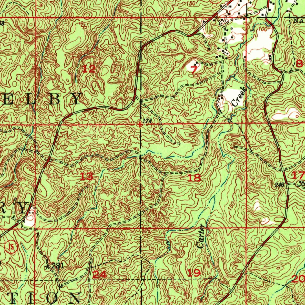 Beaumont, MS (1947, 62500-Scale) Map by United States Geological Survey ...