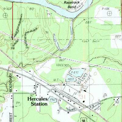 United States Geological Survey Beaumont, MS (1982, 24000-Scale) digital map