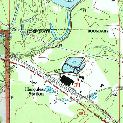 United States Geological Survey Beaumont, MS (2000, 24000-Scale) digital map
