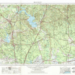 United States Geological Survey Beaumont, TX (1954, 250000-Scale) digital map