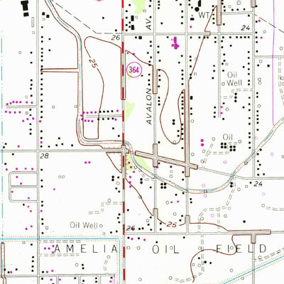 United States Geological Survey Beaumont West, TX (1960, 24000-Scale) digital map