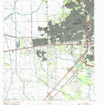 United States Geological Survey Beaumont West, TX (1994, 24000-Scale) digital map
