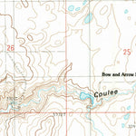 United States Geological Survey Beaupre Coulee, MT (1986, 24000-Scale) digital map