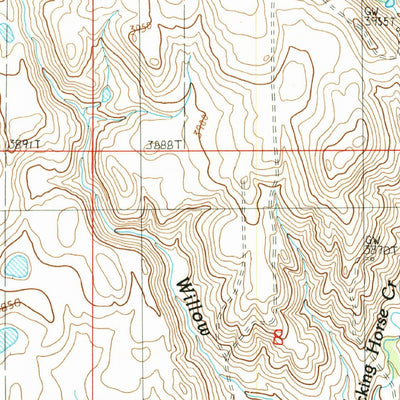 United States Geological Survey Beaupre Coulee, MT (1986, 24000-Scale) digital map