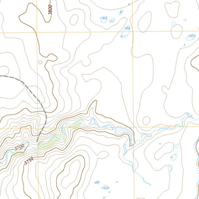 United States Geological Survey Beaupre Coulee, MT (2020, 24000-Scale) digital map