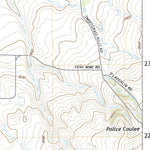 United States Geological Survey Beaupre Coulee, MT (2020, 24000-Scale) digital map