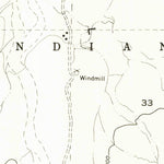 United States Geological Survey Beautiful Valley Well, AZ (1955, 24000-Scale) digital map