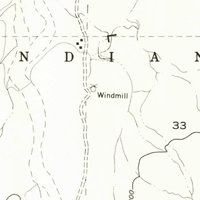 United States Geological Survey Beautiful Valley Well, AZ (1955, 24000-Scale) digital map