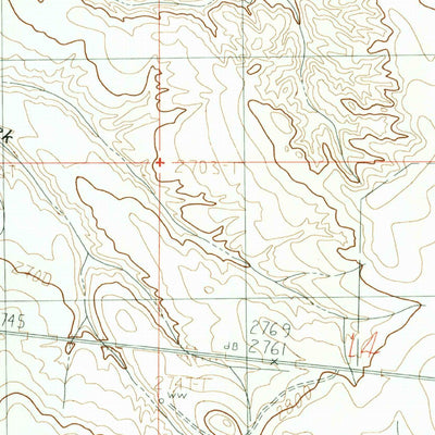 United States Geological Survey Beauty Creek, MT (1983, 24000-Scale) digital map
