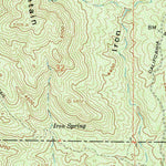 United States Geological Survey Beauty Mountain, CA (1960, 24000-Scale) digital map