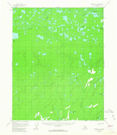 United States Geological Survey Beaver A-1, AK (1956, 63360-Scale) digital map