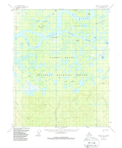 United States Geological Survey Beaver A-3, AK (1956, 63360-Scale) digital map