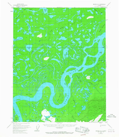 United States Geological Survey Beaver A-4, AK (1956, 63360-Scale) digital map