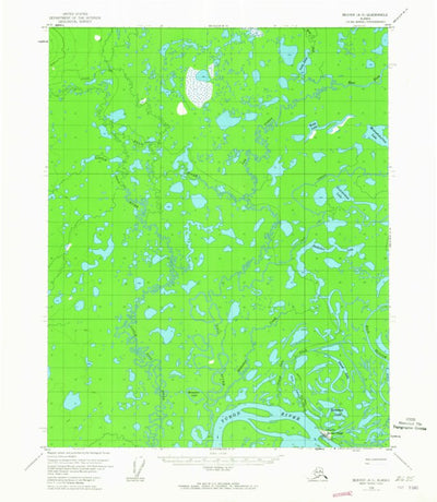 United States Geological Survey Beaver A-5, AK (1956, 63360-Scale) digital map