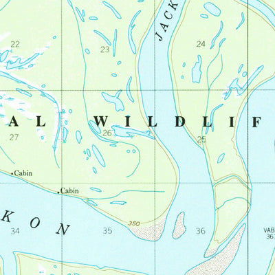 United States Geological Survey Beaver B-1, AK (1956, 63360-Scale) digital map