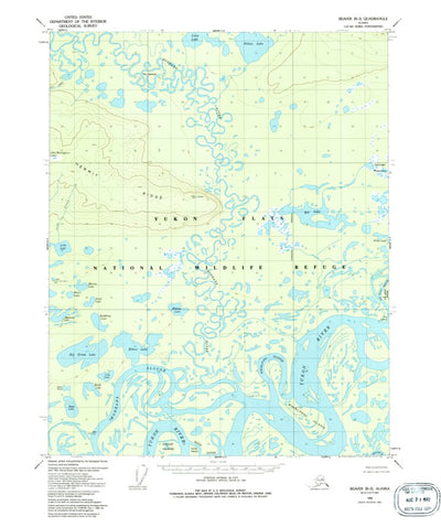 United States Geological Survey Beaver B-2, AK (1956, 63360-Scale) digital map