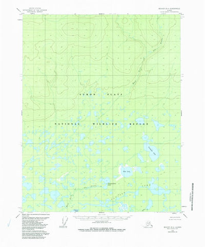 United States Geological Survey Beaver B-4, AK (1956, 63360-Scale) digital map