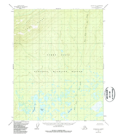 United States Geological Survey Beaver B-5, AK (1956, 63360-Scale) digital map