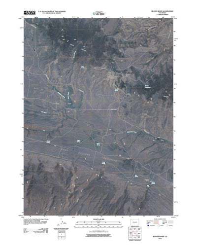 United States Geological Survey Beaver Basin, CO (2010, 24000-Scale) digital map