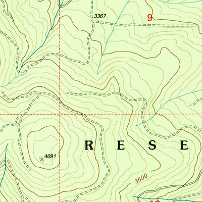 United States Geological Survey Beaver Butte, OR (1996, 24000-Scale) digital map