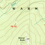 United States Geological Survey Beaver Butte, OR (1996, 24000-Scale) digital map