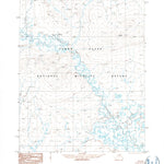 United States Geological Survey Beaver C-3, AK (1990, 63360-Scale) digital map