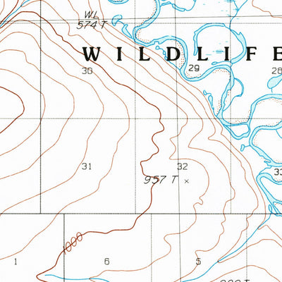United States Geological Survey Beaver C-3, AK (1990, 63360-Scale) digital map