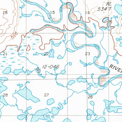 United States Geological Survey Beaver C-3, AK (1990, 63360-Scale) digital map