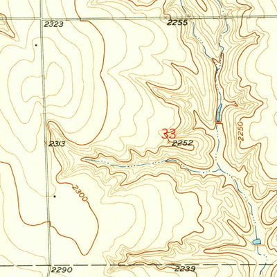 United States Geological Survey Beaver City, NE (1958, 24000-Scale) digital map