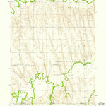 United States Geological Survey Beaver City SW, NE-KS (1957, 24000-Scale) digital map