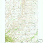 United States Geological Survey Beaver Creek Hills, WY (1964, 24000-Scale) digital map