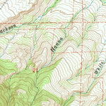 United States Geological Survey Beaver Creek Hills, WY (1964, 24000-Scale) digital map