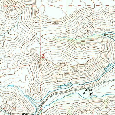 United States Geological Survey Beaver Creek Hills, WY (1993, 24000-Scale) digital map