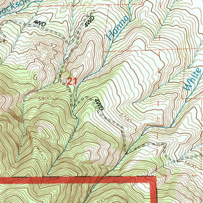 United States Geological Survey Beaver Creek Hills, WY (1993, 24000-Scale) digital map