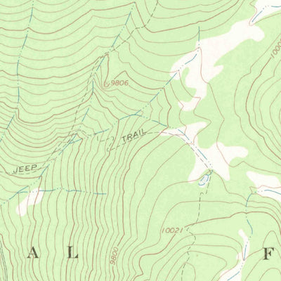 United States Geological Survey Beaver Creek Reservoir, CO (1967, 24000-Scale) digital map