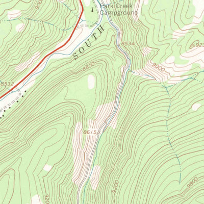 United States Geological Survey Beaver Creek Reservoir, CO (1967, 24000-Scale) digital map