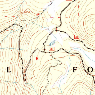 United States Geological Survey Beaver Creek Reservoir, CO (2001, 24000-Scale) digital map