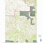 United States Geological Survey Beaver Creek School, MT (1995, 24000-Scale) digital map