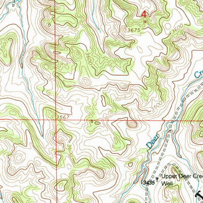 United States Geological Survey Beaver Creek School, MT (1995, 24000-Scale) digital map