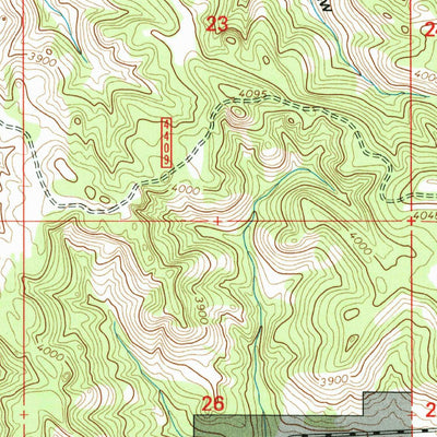 United States Geological Survey Beaver Creek School, MT (1995, 24000-Scale) digital map
