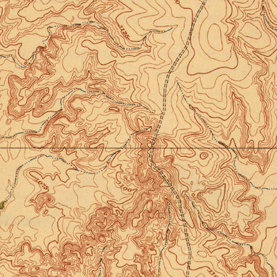 United States Geological Survey Beaver Creek, TX (1920, 31680-Scale) digital map