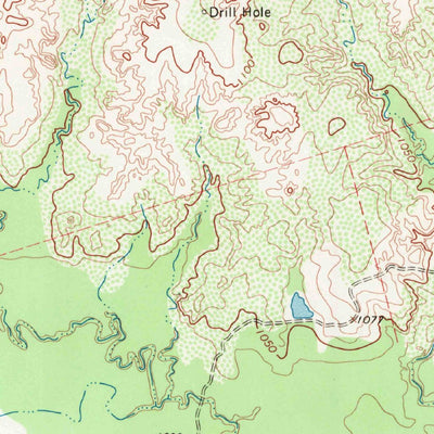 United States Geological Survey Beaver Creek, TX (1968, 24000-Scale) digital map