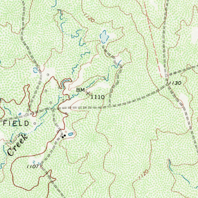 United States Geological Survey Beaver Creek, TX (1968, 24000-Scale) digital map